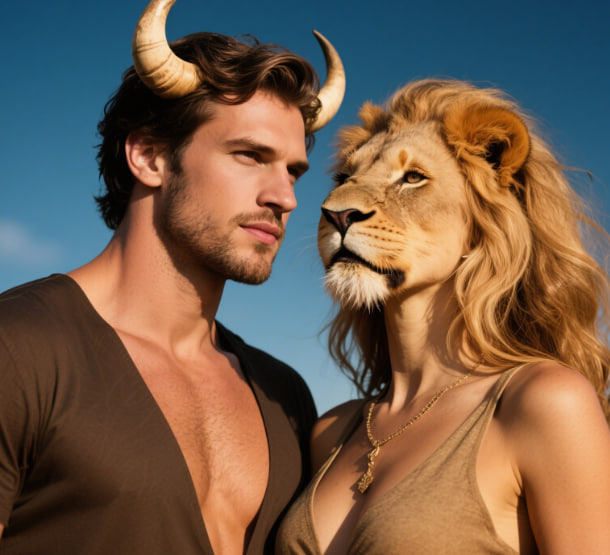 Taurus Man and Leo Woman compatibility percentage