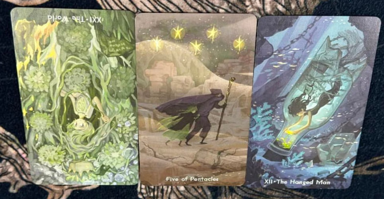Second half of the year: Inverted Hanged Man → Asterisk V → World+