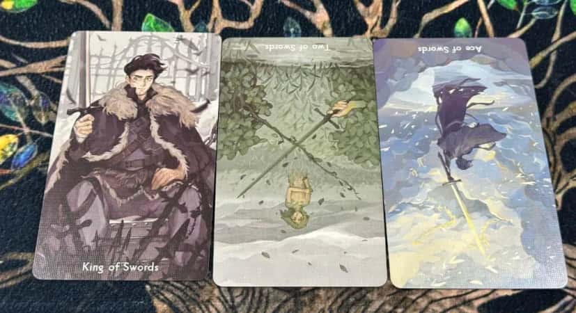 First half of the year: Emperor of Swords + 2 Swords → ACE of Swords