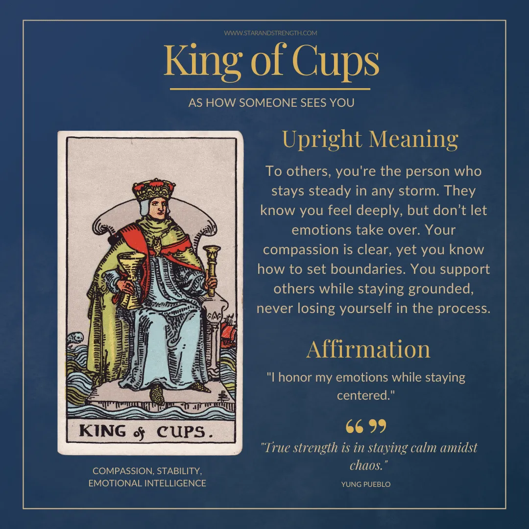 King of Cups as Feelings Meaning: How to Understand His True Intent
