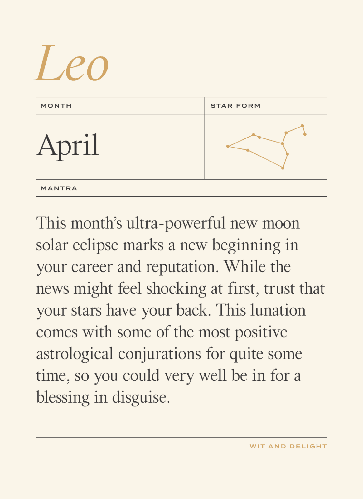 April Leo Horoscope: Love, Career and Life Take a Turn for the Better?
