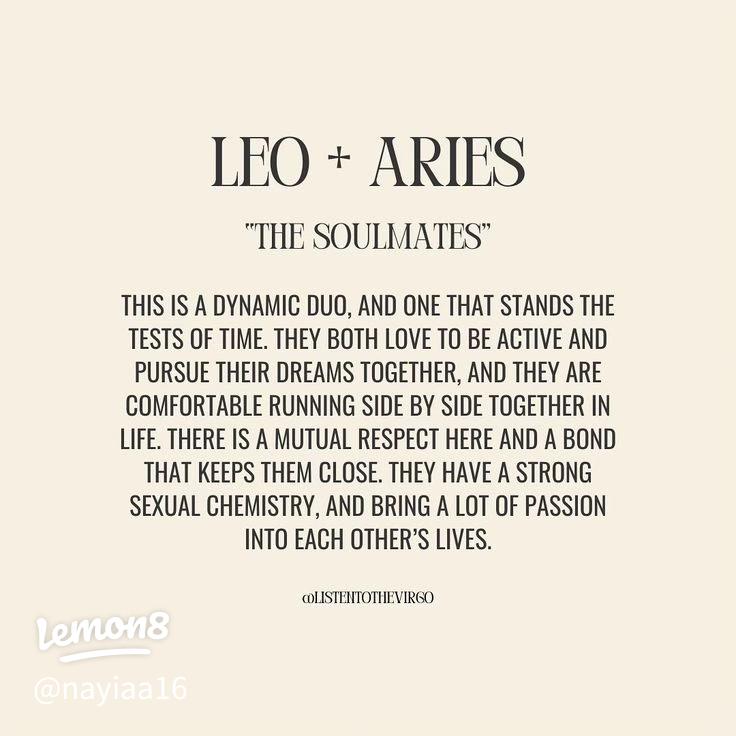April 13 Aries and Leo Compatibility： What Experts Say About Them