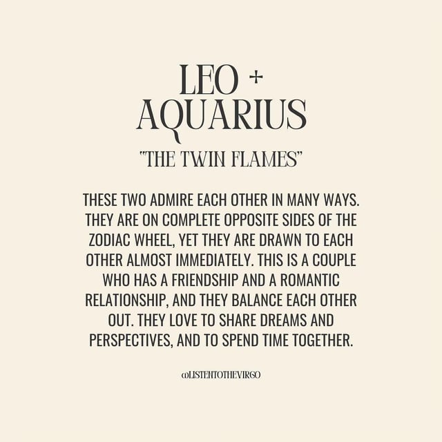 Are an Aquarius guy and a Leo girl a good match？ Check the signs!